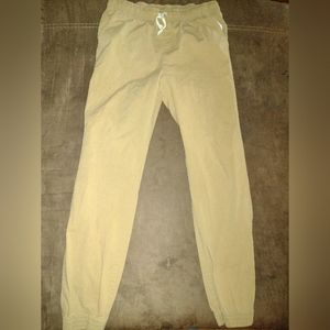 Children's Place Boys Size 18 Khaki School Uniform Jogger Pants - Pull-up Waist
